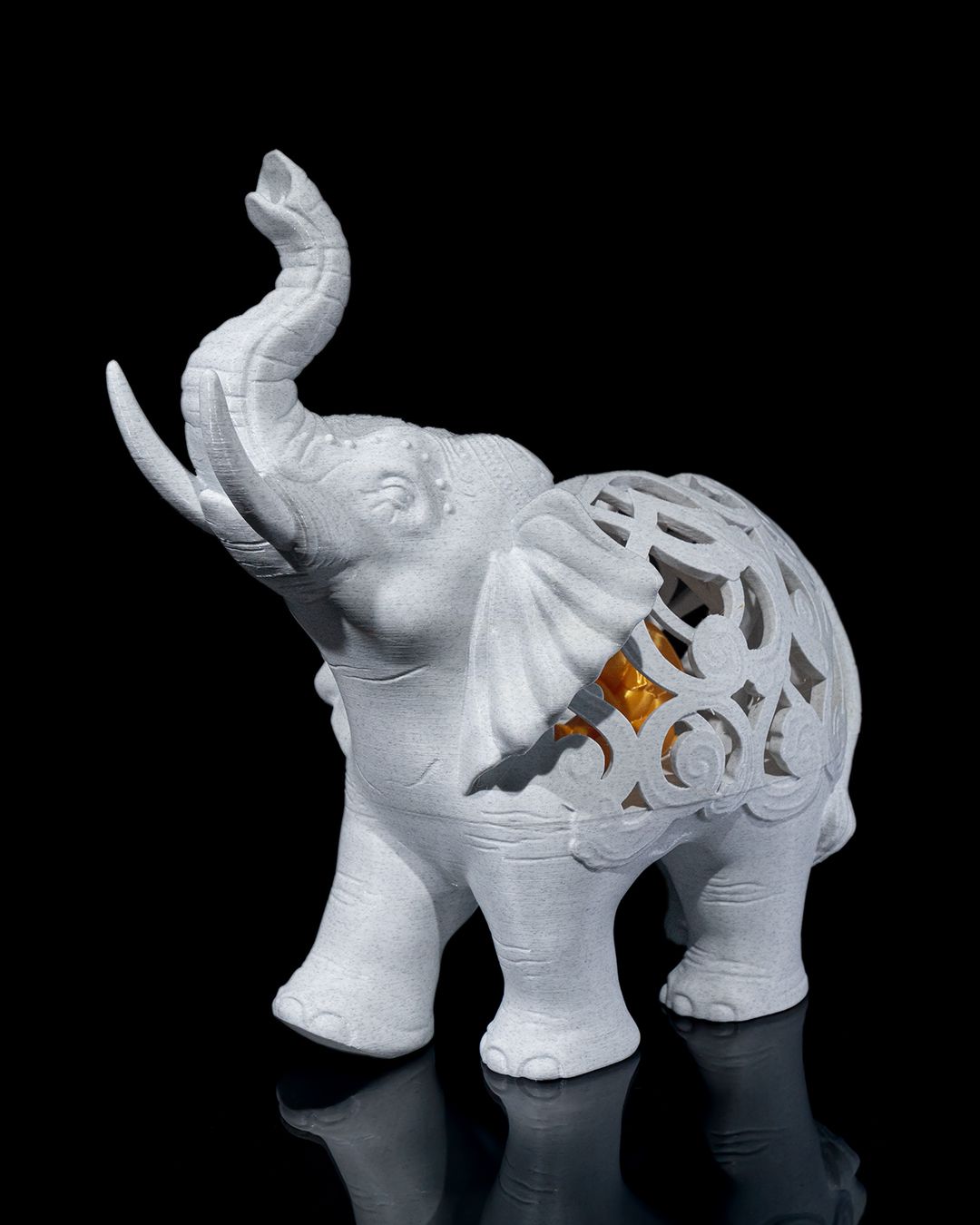 La Sabiduría Interior — Figura decorativa (elefante calado)