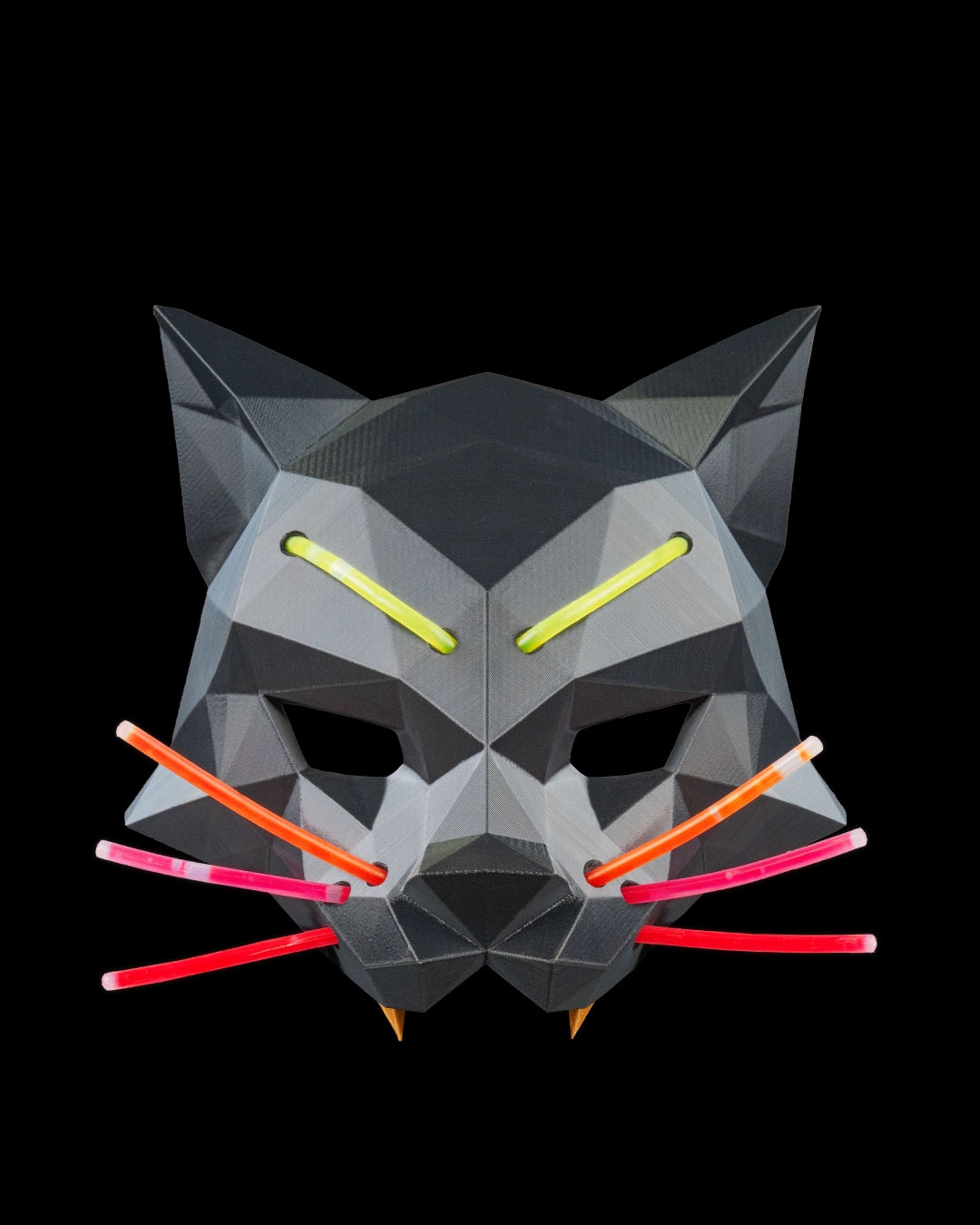 HexaCat — Figura decorativa (gato geométrico), impreso en 3D