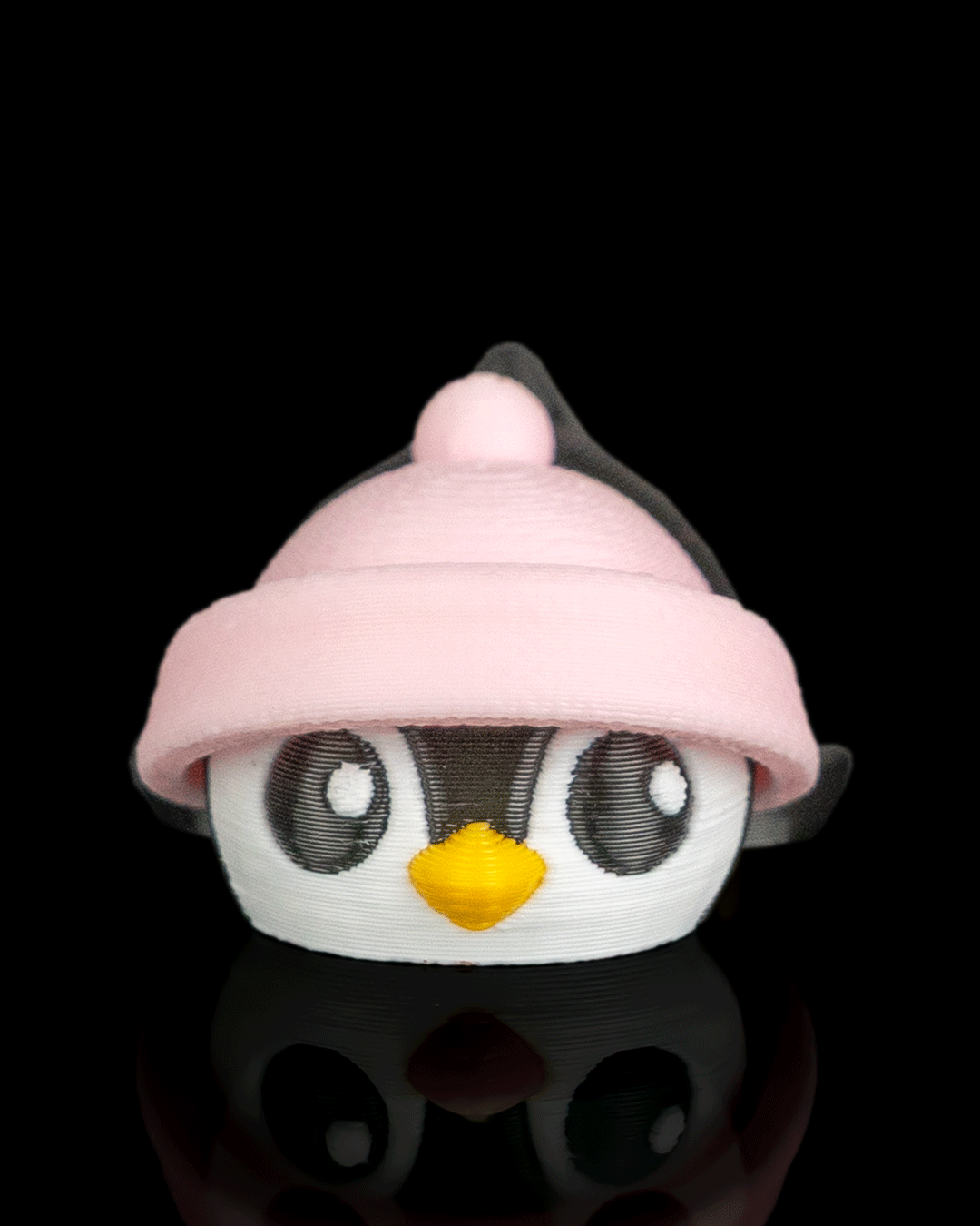 Beanie Waddle — Llavero (pingüino con gorrito)