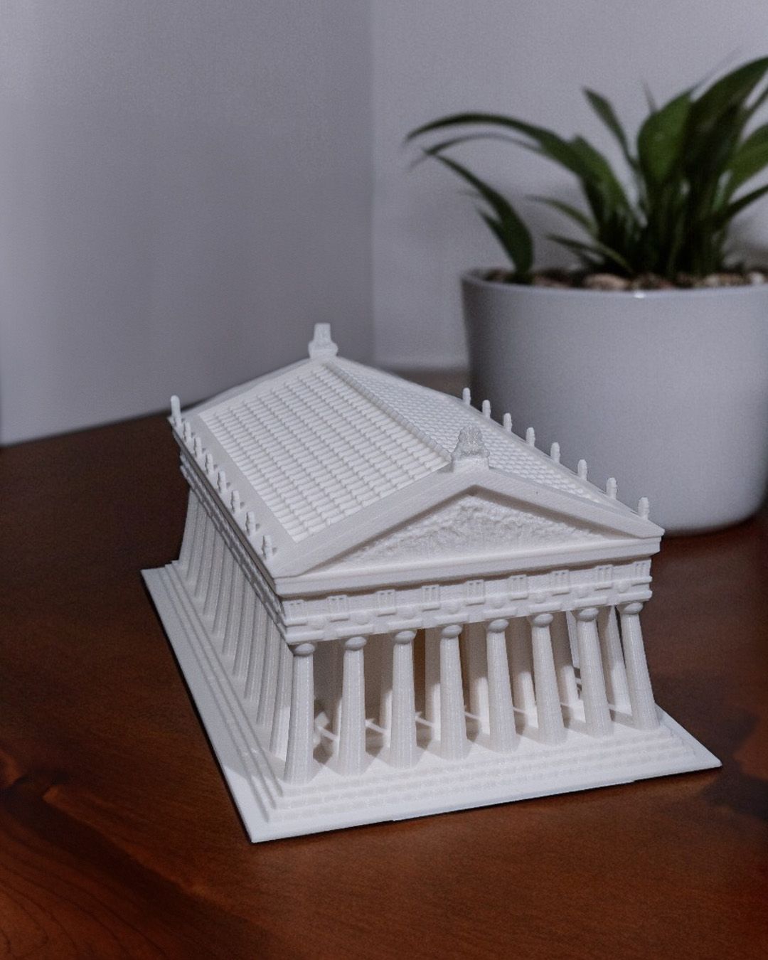Partenón — Monumento en miniatura, impreso en 3D