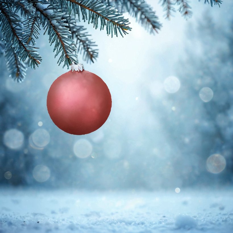 Bolas colgantes (Fuzzy) — Adorno navideño · elige tu color