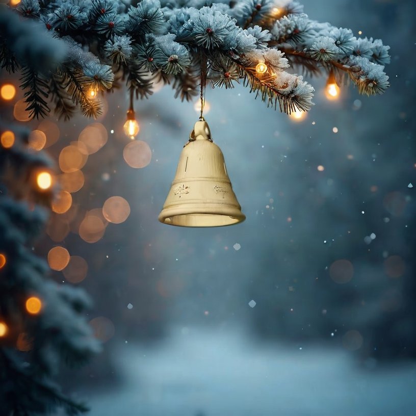 Campana — Compartimento — Adorno navideño · elige tu color