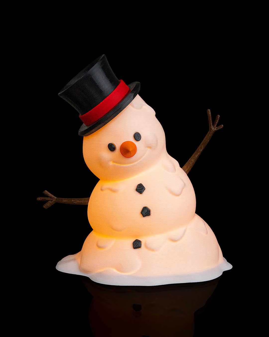 Happy Snowman — Lámpara — Lámpara de mesa (muñeco de nieve)