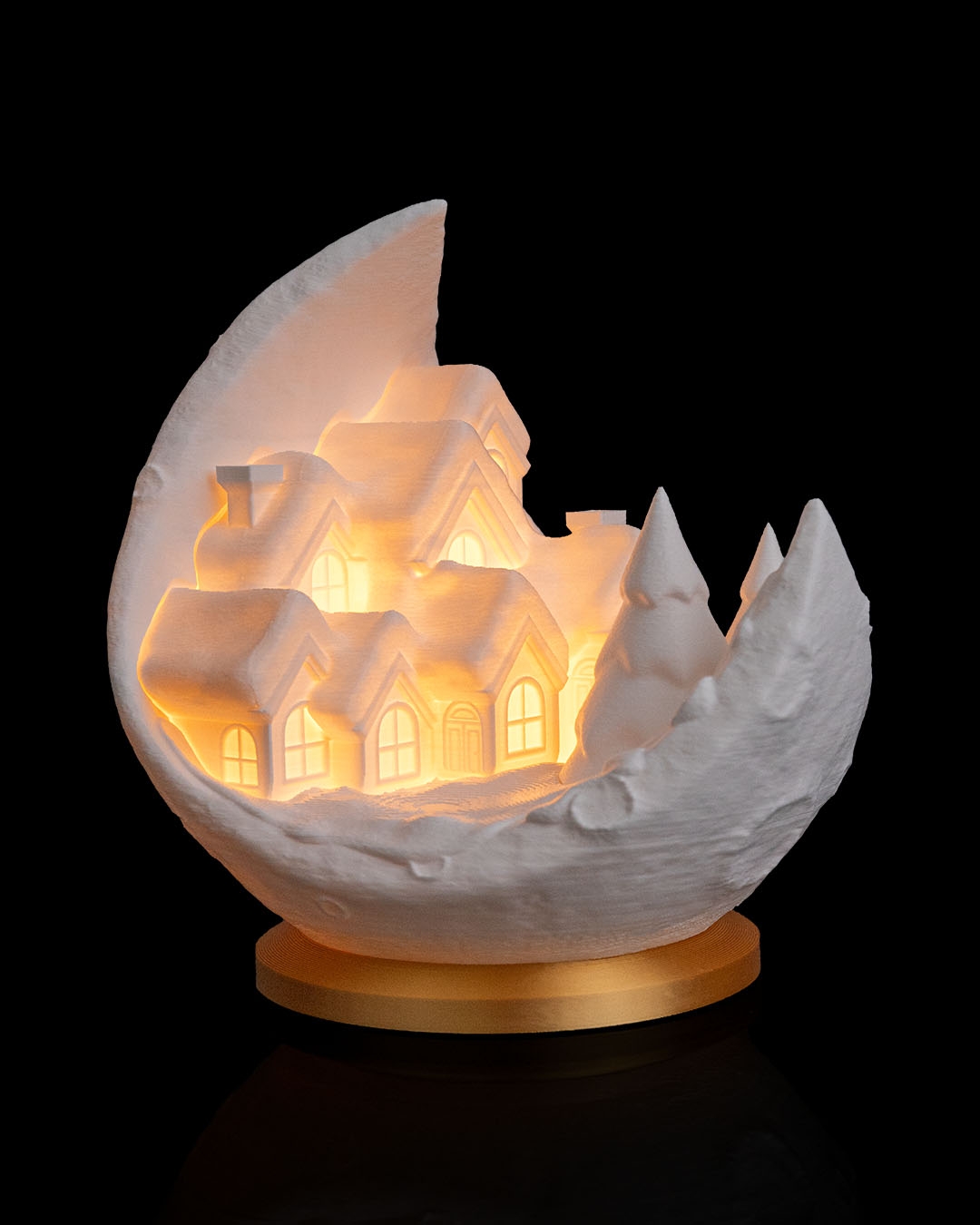 Village on the Moon — Lámpara — Lámpara de mesa (villa en la luna)