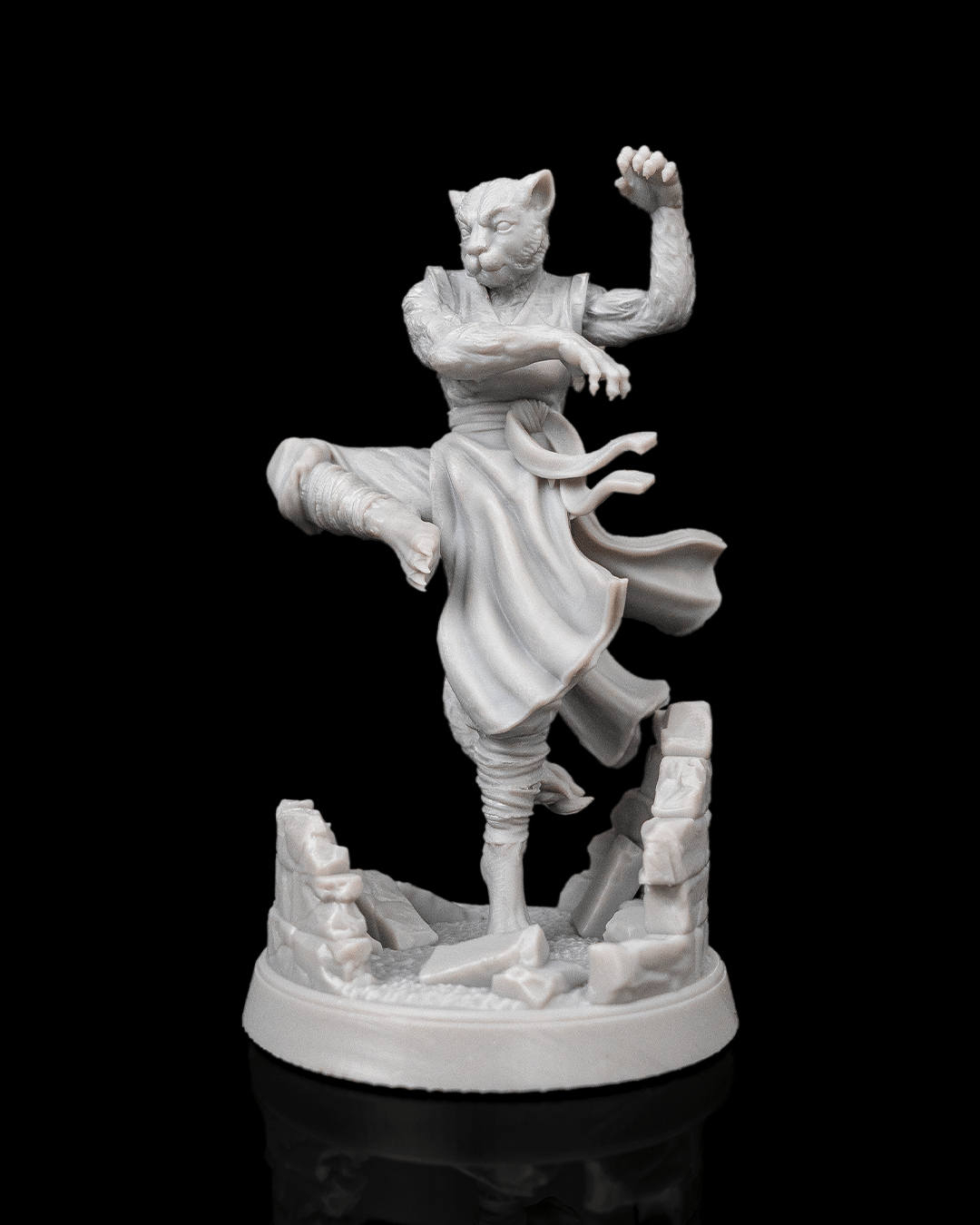 Liu Chen, La Monja Tigresa — Miniatura heroe, impreso en 3D