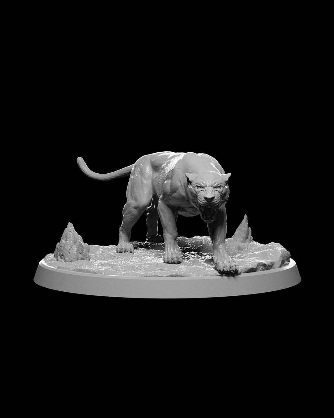Garras — Miniatura monstruo, impreso en 3D