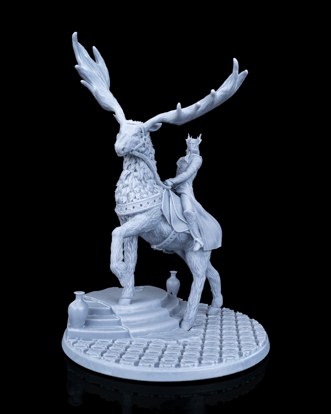 Tharion y Vaelor — héroe y montura, impreso en 3D